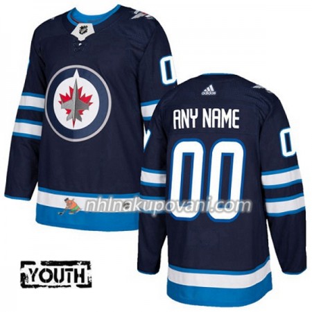 Winnipeg Jets Dresy Personalizované Adidas 2017-2018 Modrá Authentic - Dětské Winnipeg Jets Dresy Personalizované Adidas 2017-2018 Modrá Authentic - Dětské